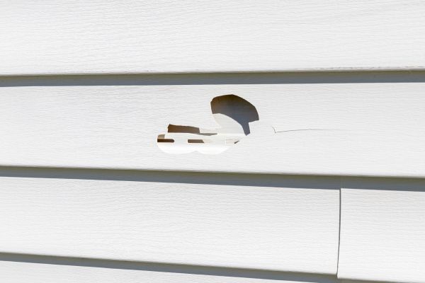 Cost of White Vinyl Siding Repair in Racine