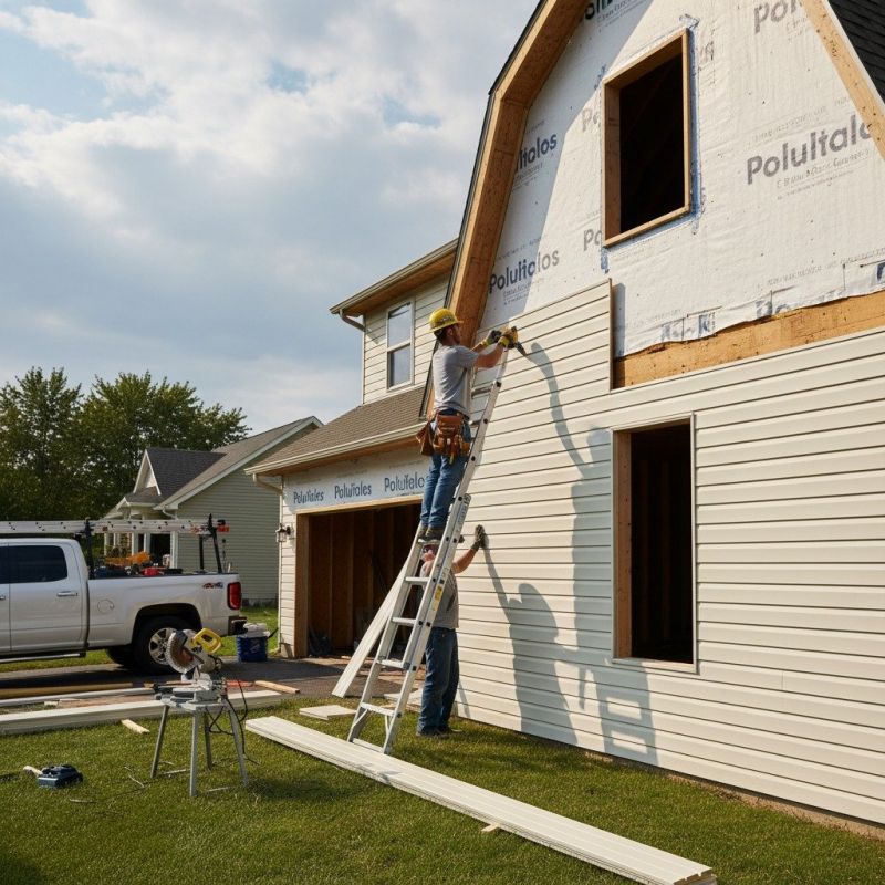 Commercial Siding Installation detail